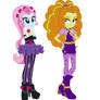 Violet Blurr and Adagio Dazzle