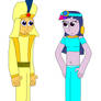 Flash and Twilight as Aladdin and Jasmine