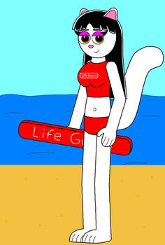 Whitnee As A Life Guard