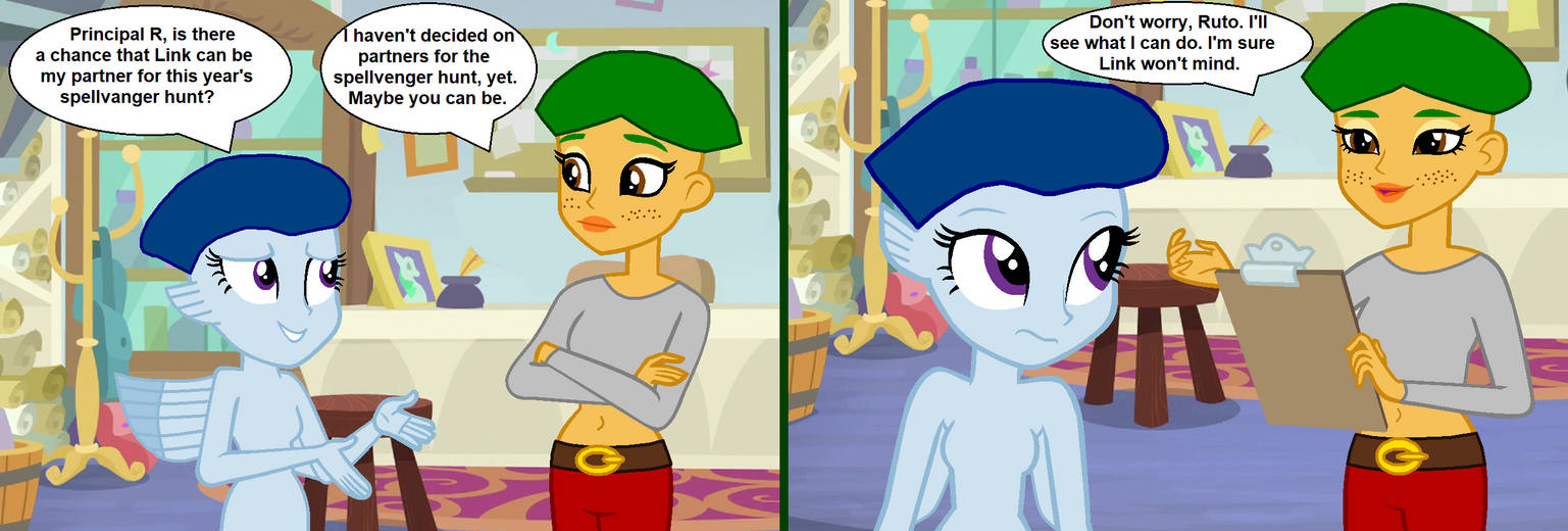 Ruto Asks If Link Can Be Her Partner by Eli-J-Brony on DeviantArt