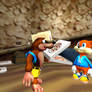 Banjo Delivers Pizza To Conker 1