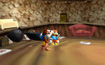 Banjo Delivers Pizza To Conker 2