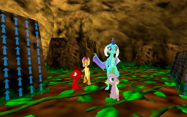 Dragons In Spiral Mountain Looking At Stump Arrows