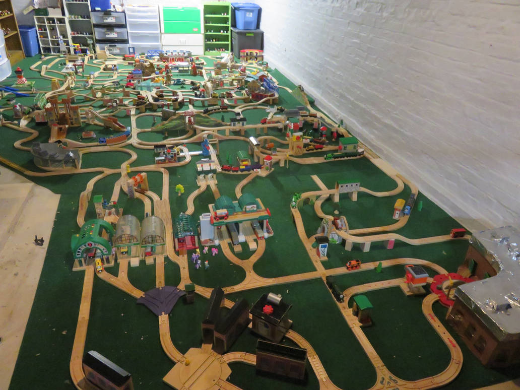 Wood Train Layout Wooden Railway Train Layout 2022 by Eli-J-Brony on DeviantArt