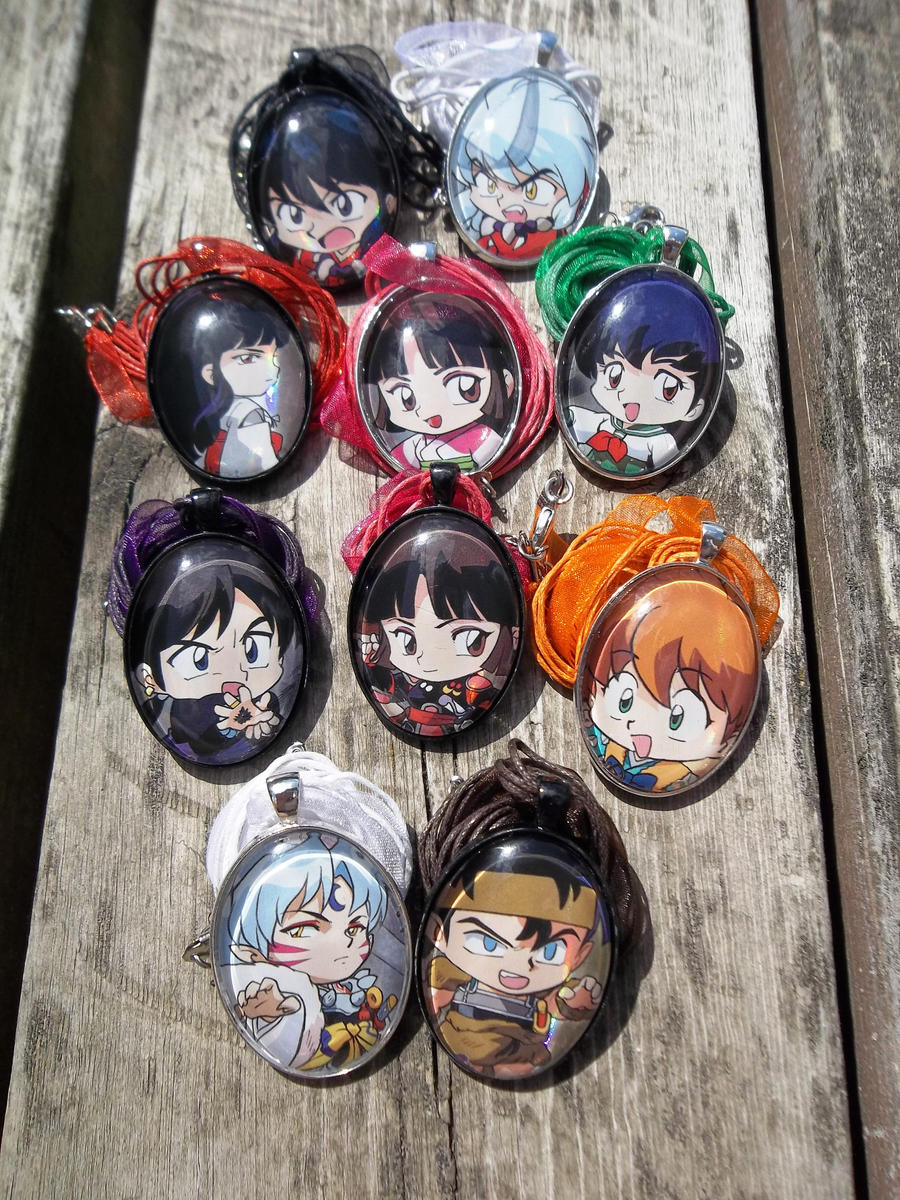 FOR SALE: Inuyasha Chibi Charms^^