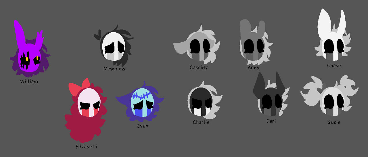 (FNaF AU) Ghost Forms by AnotherOtherNight on DeviantArt