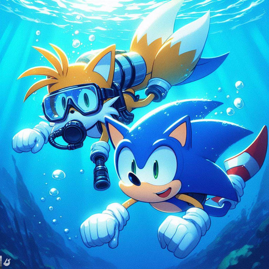 Sonic And Tails Scuba Diving 2 By SwiftFurAI On DeviantArt sonic-and-tails-scuba-diving-2-by-swiftfurai-on-deviantart