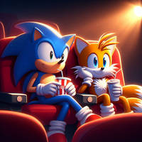 Sonic and Tails at the Movies 1