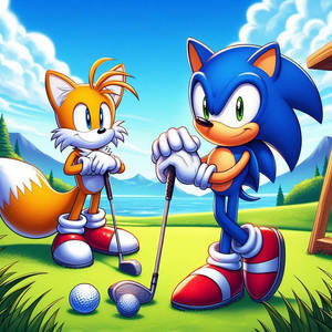 Sonic and Tails Golf 2