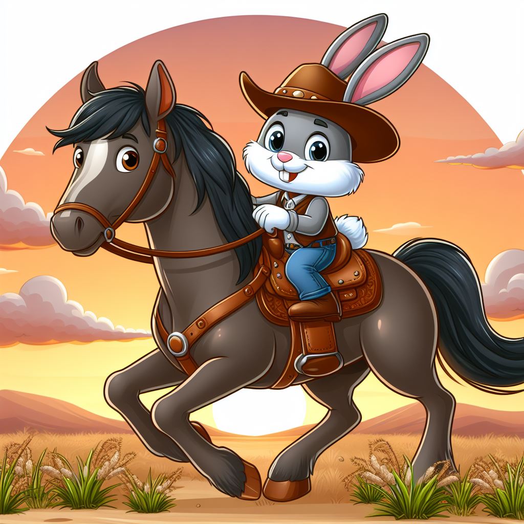 Cowboy Rabbit 3 by SwiftFurAI on DeviantArt