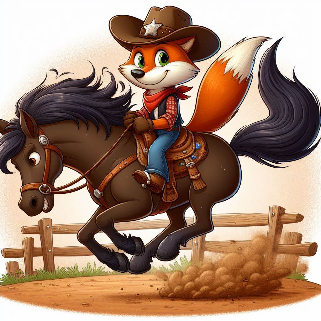Rodeo Ride Deviantart Cowboy Fox Rodeo 1 by SwiftFurAI on DeviantArt