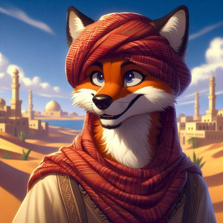 Qatari Fox Arabic Fox 1 by SwiftFurAI on DeviantArt