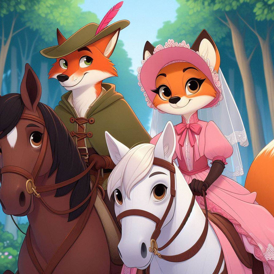 Robin Ride Robin Hood and Marian's Ride 1 by SwiftFurAI on DeviantArt