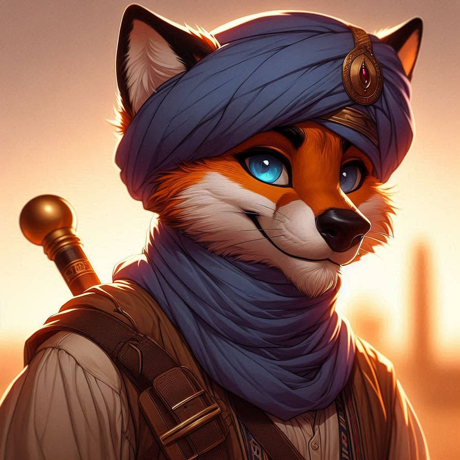Qatari Fox Arabic Fox 2 by SwiftFurAI on DeviantArt