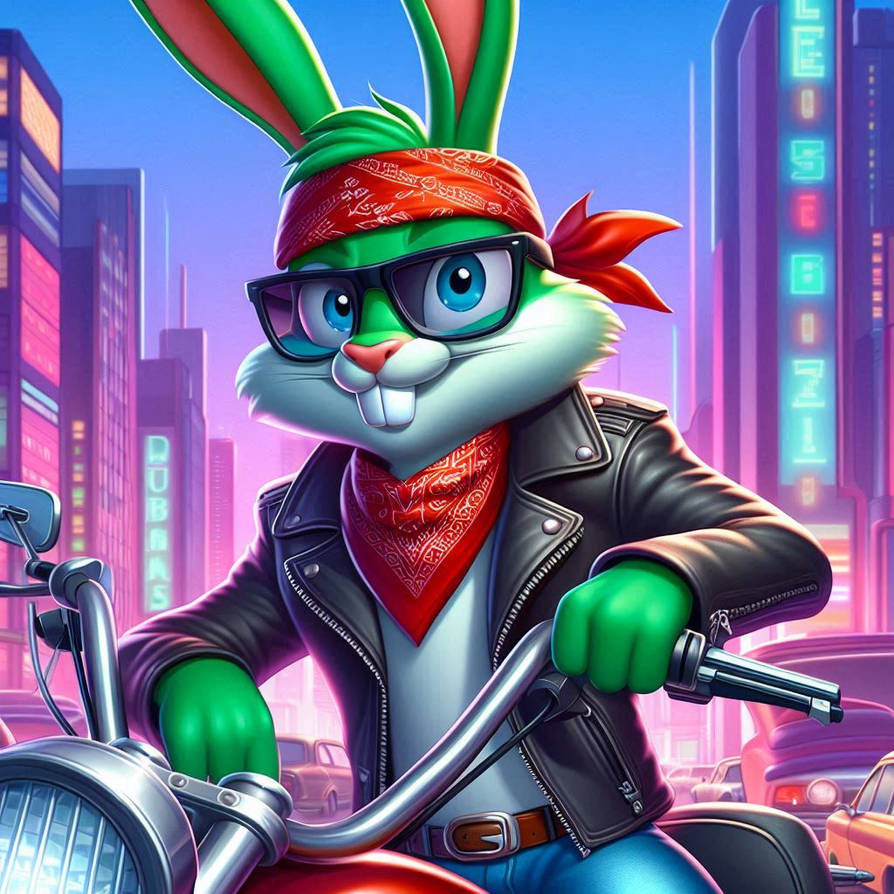 Biker Jazz Jackrabbit 1 by SwiftFurAI on DeviantArt