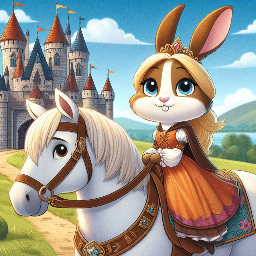 Rabbit Princess 1 by SwiftFurAI on DeviantArt