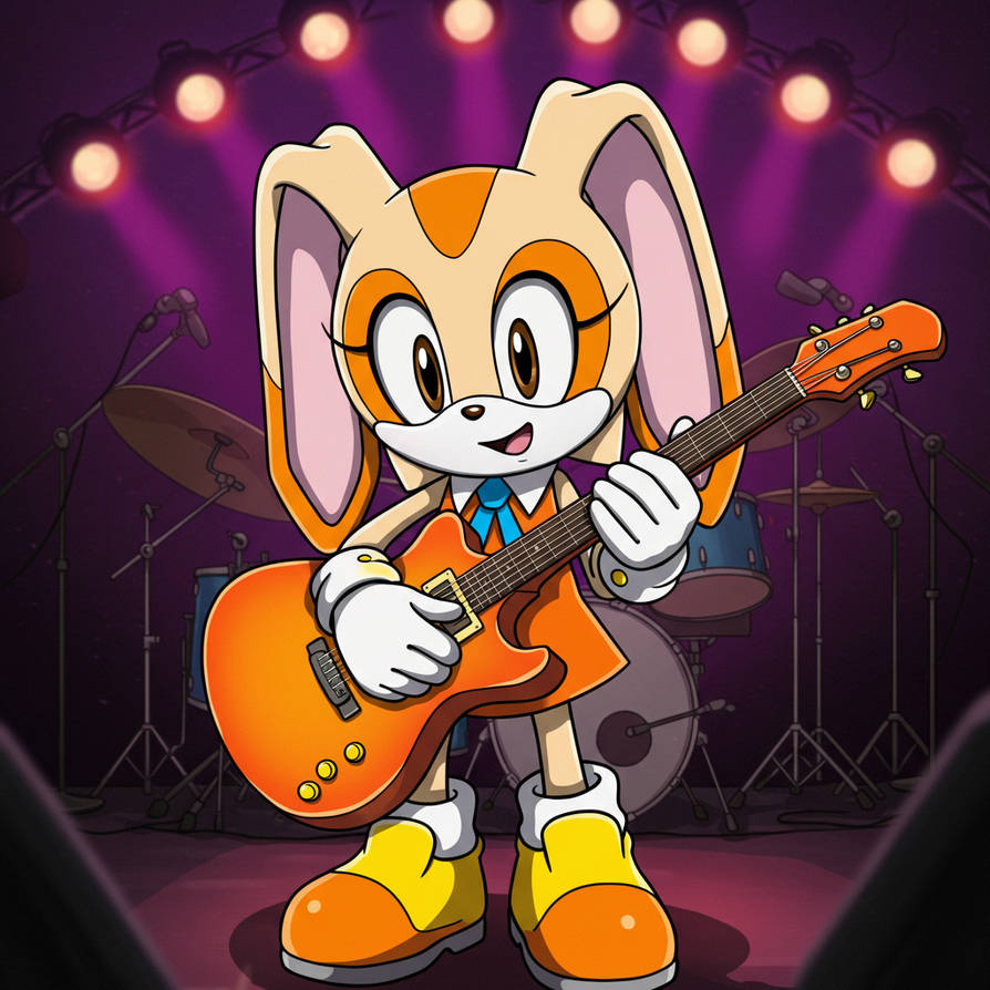 Rockstar Cream the Rabbit 1 by SwiftFurAI on DeviantArt