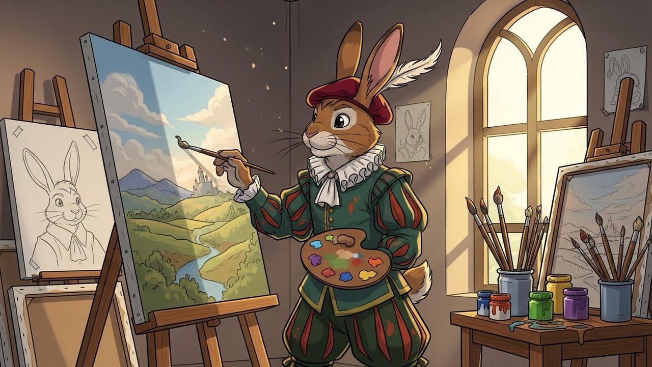 Davinci Rabbit Renaissance Rabbit 2 by SwiftFurAI on DeviantArt