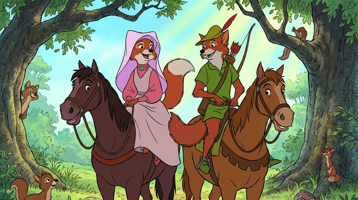 Robin Ride Robin Hood and Maid Marian's Ride 4 by SwiftFurAI on DeviantArt
