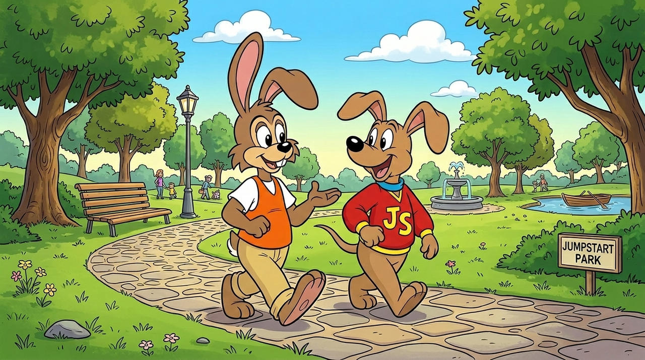 Hopsalot Rabbit Hopsalot and Frankie's Walk 1 by SwiftFurAI on DeviantArt