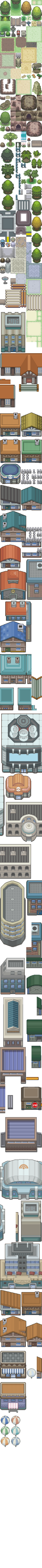 Pokemon Diamond Pearl Tileset