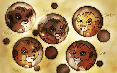 Babies lions