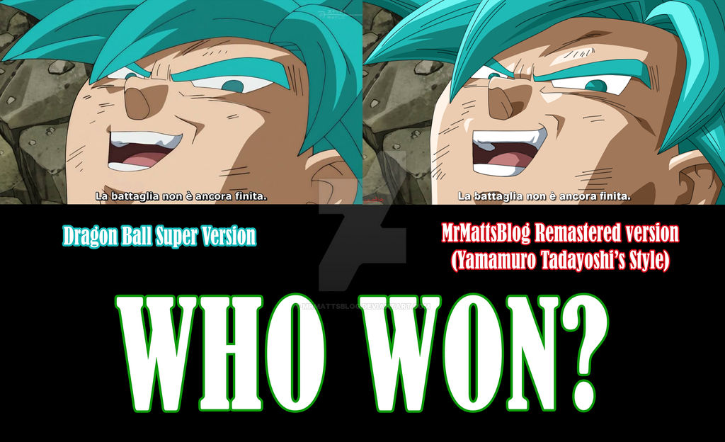 Remastering Dragon Ball Super Frame by MrMattsBlog on DeviantArt