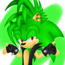 .:Manic The Hedgie (No line art test):.