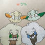 Cottonee and Whimsicott