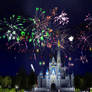 RCT3 disney castle fireworks