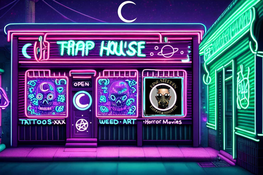 Cosmic Trap House Tattoo Shop by SarkosKing on DeviantArt