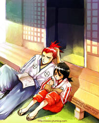 Renji and Rikia's Study group by yirumi