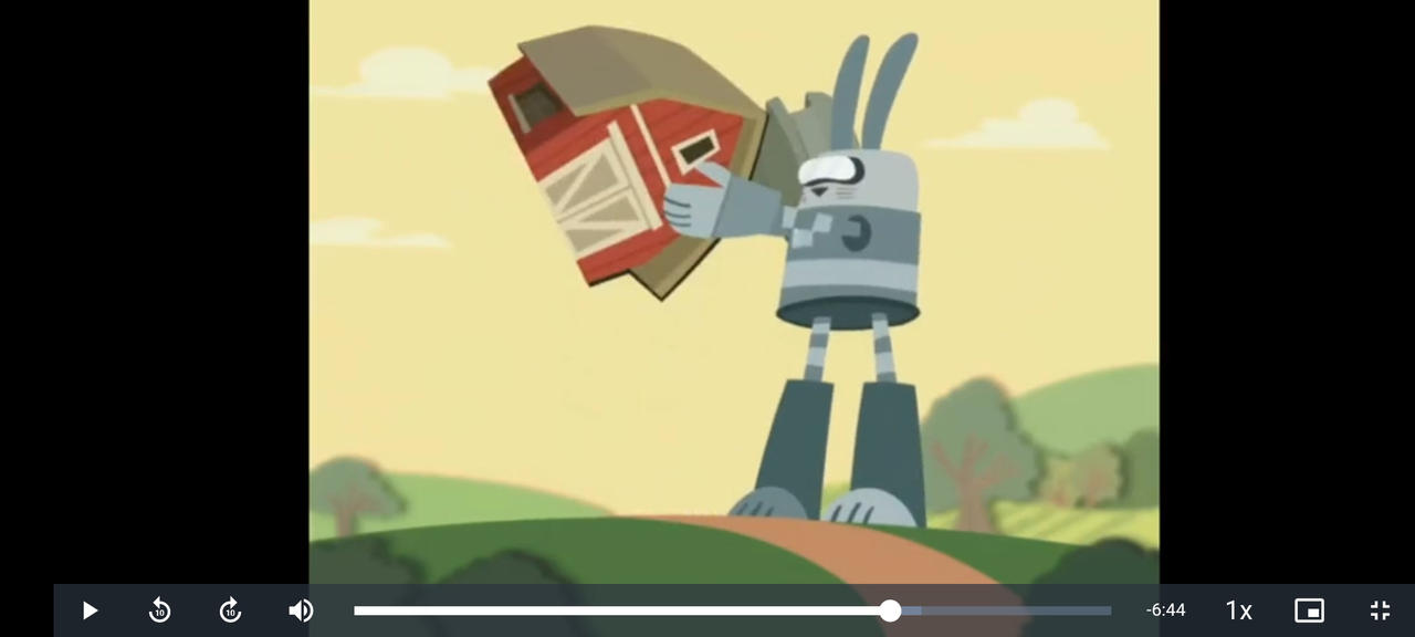 Giant Robot Rabbit shaking the barn! by happycookie12345 on DeviantArt