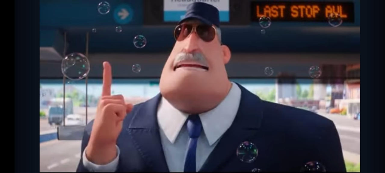 Karl The Bus Driver point up by happycookie12345 on DeviantArt