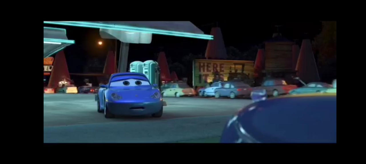 Cars Reporters Sally From Cars Disney Pixar Cars Sally Carerra Finish Greeting Card