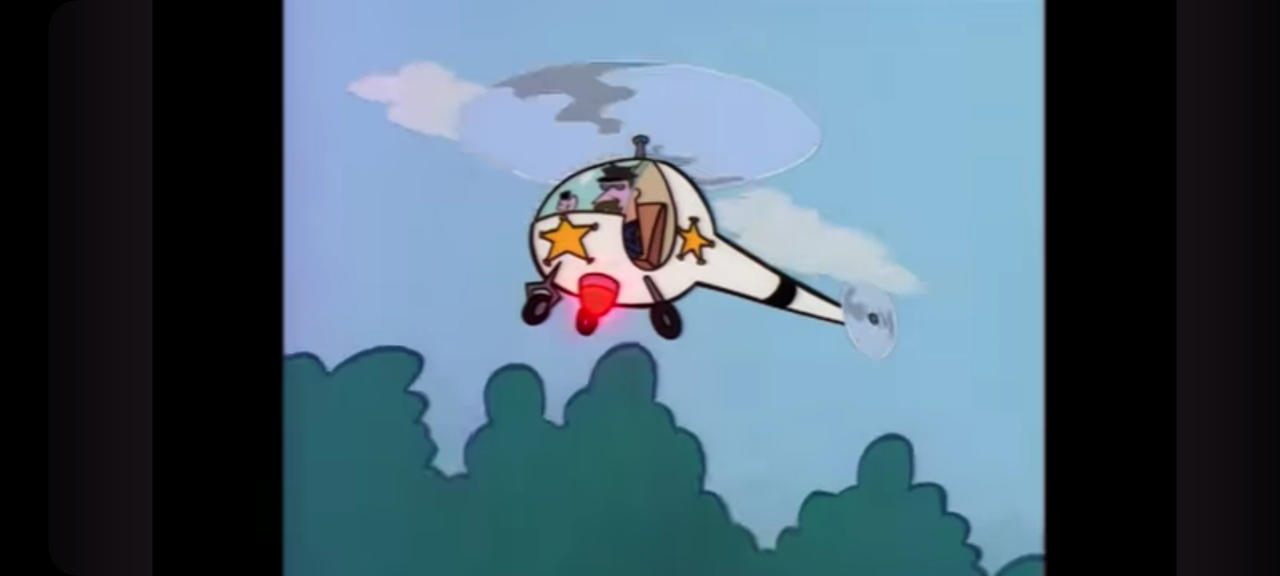 Grumpy Policeman Flying His Police Helicopter by happycookie12345 on ...