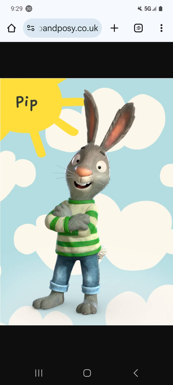 Pip The Bunny Rabbit (Pip and Posy) Posing by happycookie12345 on ...