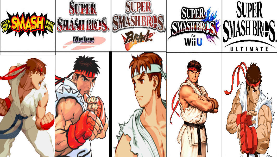 El Ryu Ryu's Art Evolution in Smash by JordanAnthonyTreloar on DeviantArt