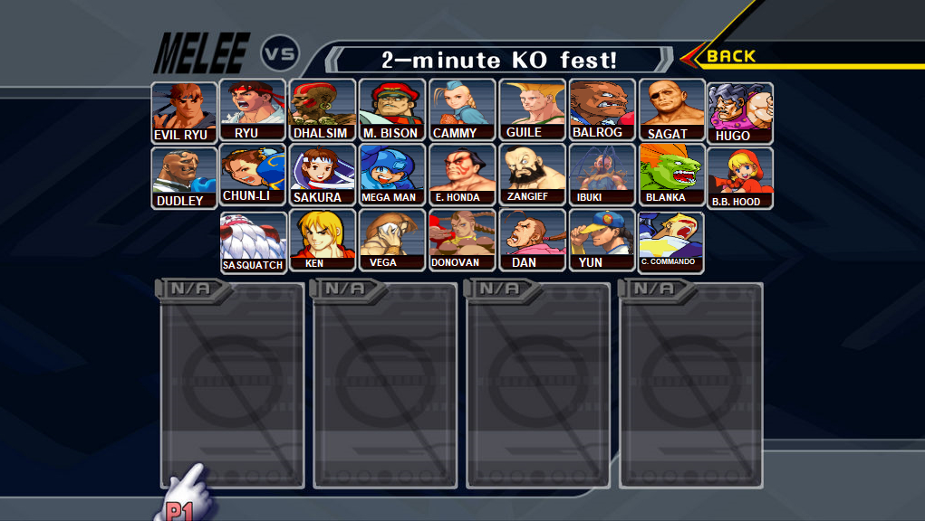 SSBM Character Select with Capcom Characters by JordanAnthonyTreloar on ...