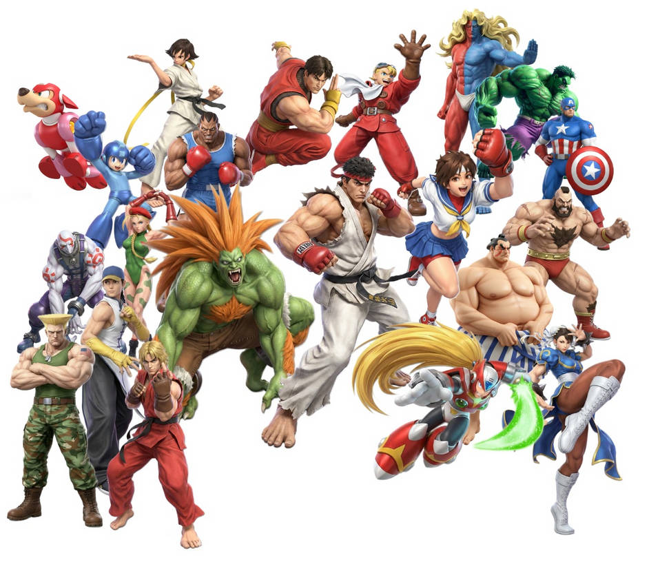 All The Characters from Capcom and Marvel by JordanAnthonyTreloar on ...