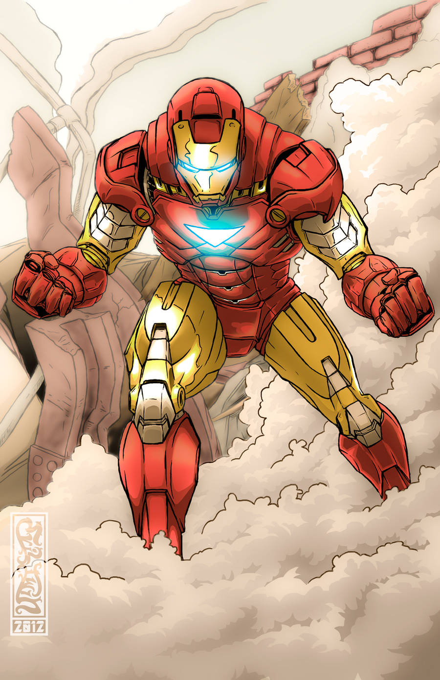 Iron Man Stays in the Fight by THExEVILxTW1N