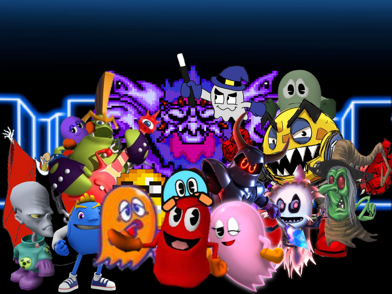 Pacman villains by spidercoolgamerb1mv2 on DeviantArt