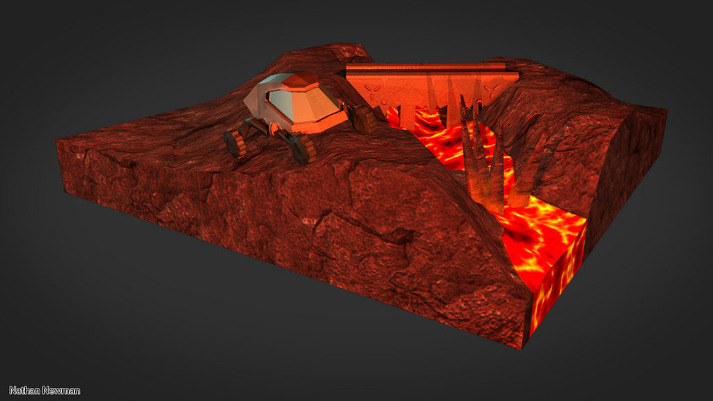 Volcanic Scene Model