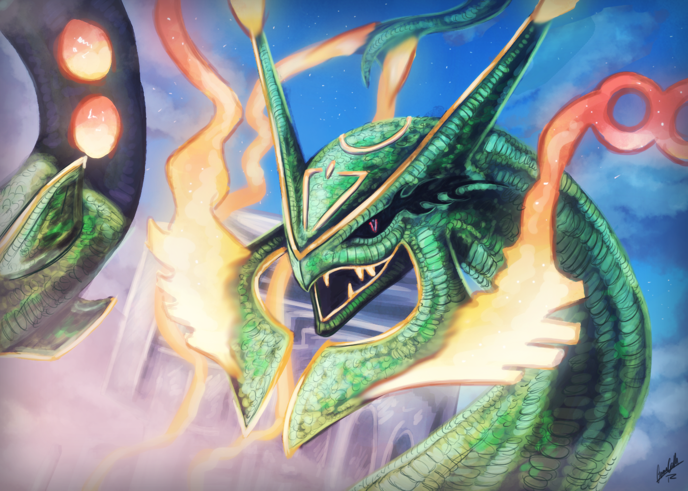 Rayquaza by Gigadweeb on DeviantArt