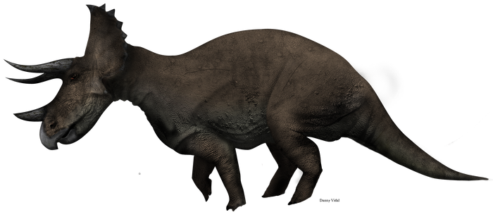 Running Triceratops