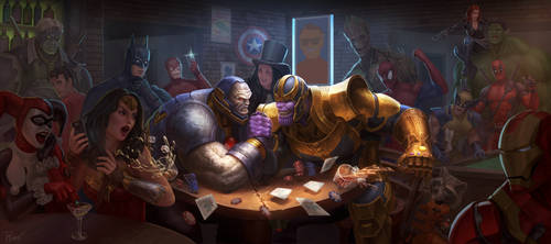 Thanos vs Darkseid by PTimm