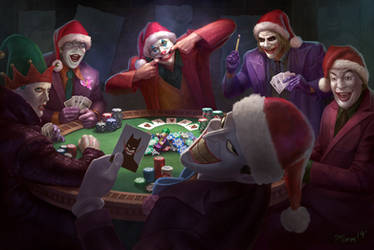 Joker's Playing Poker: Ha Ha Ho ho