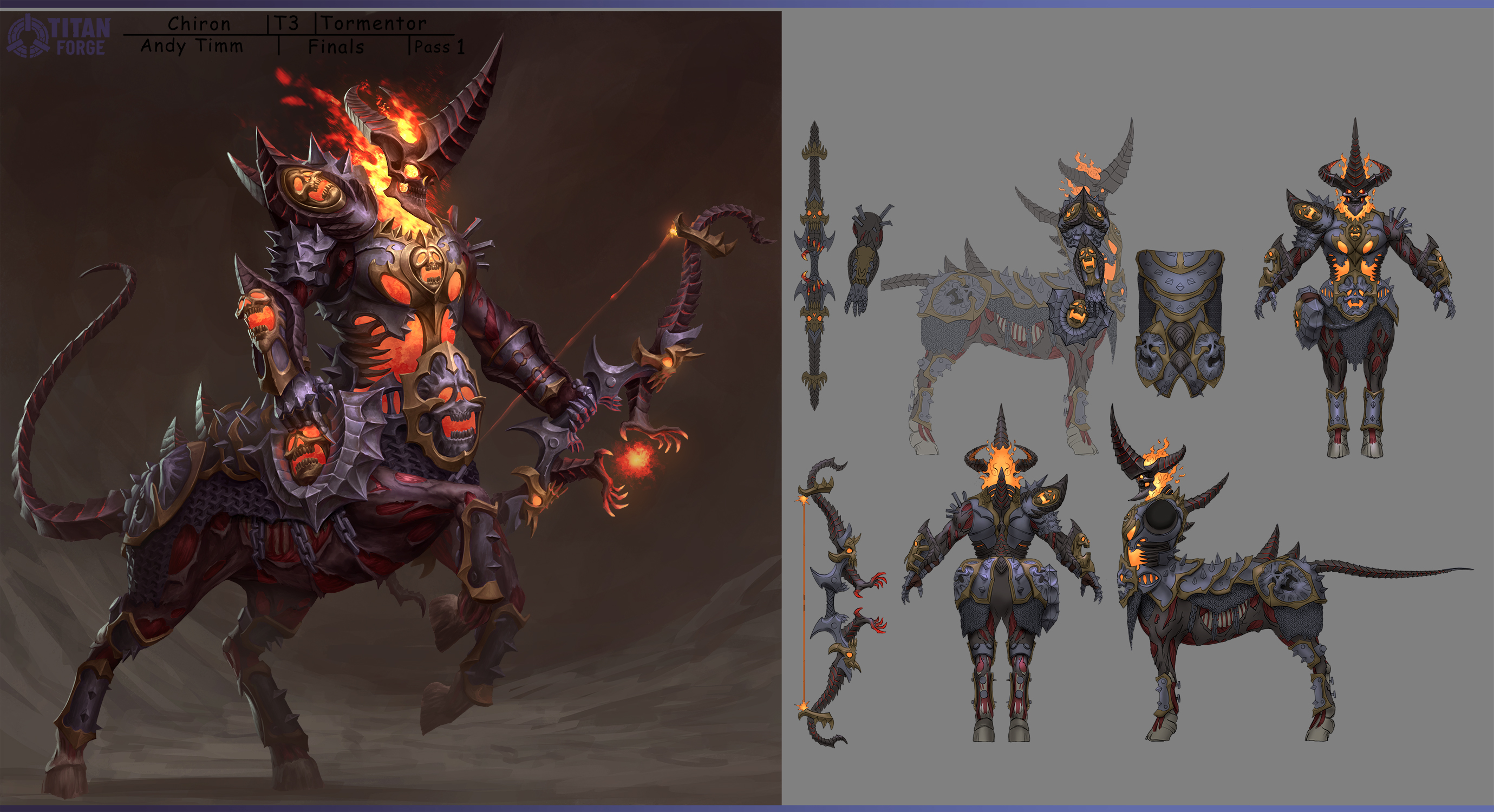 Chiron Rings Deviantart Infernal Warden Chiron by PTimm on DeviantArt