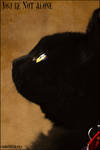 BlackCat.:You're Not Alone :. by WhiteSpiritWolf