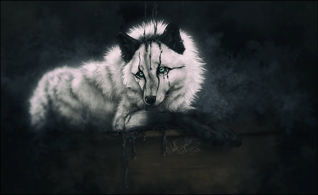 .: Black Tears :. by WhiteSpiritWolf